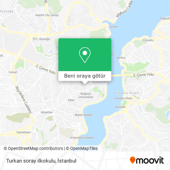Turkan soray ilkokulu harita