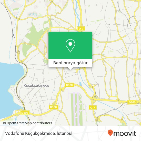 Vodafone Küçükçekmece harita