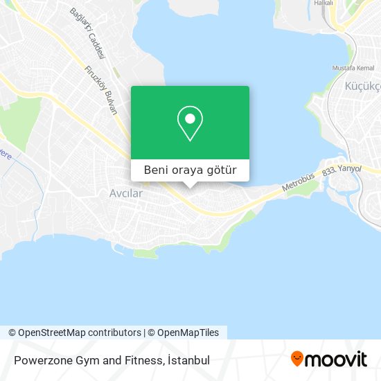 Powerzone Gym and Fitness harita