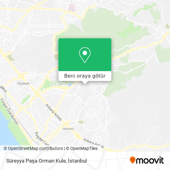 Süreyya Paşa Orman Kule harita