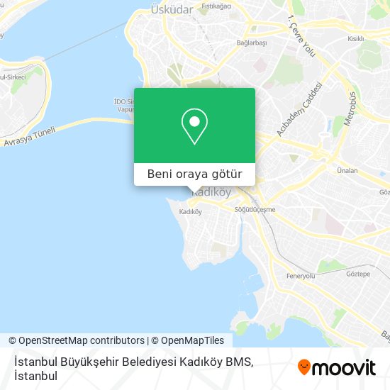 İstanbul Büyükşehir Belediyesi Kadıköy BMS harita