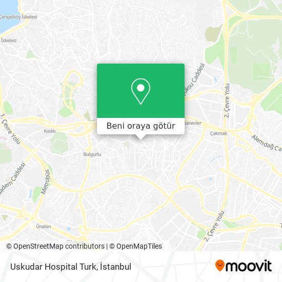Uskudar Hospital Turk harita