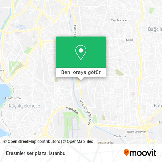 Eresınler ser plaza harita