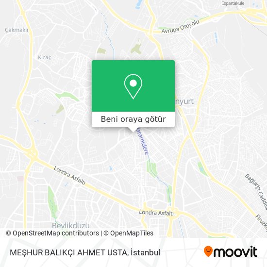 MEŞHUR BALIKÇI AHMET USTA harita