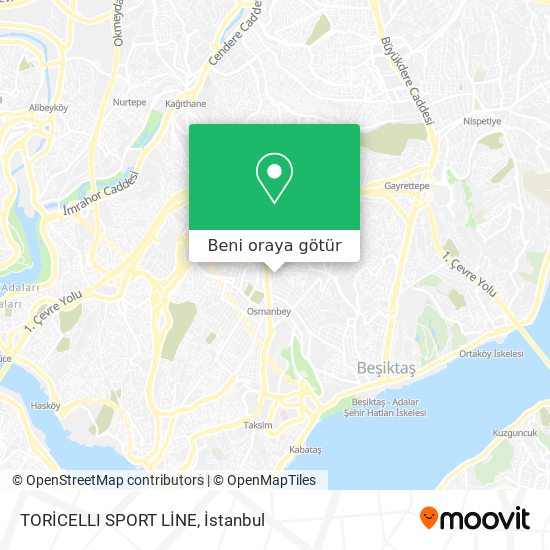 TORİCELLI SPORT LİNE harita