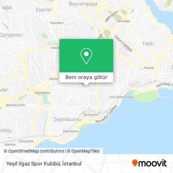 Yeşil Ilgaz Spor Kulübü harita