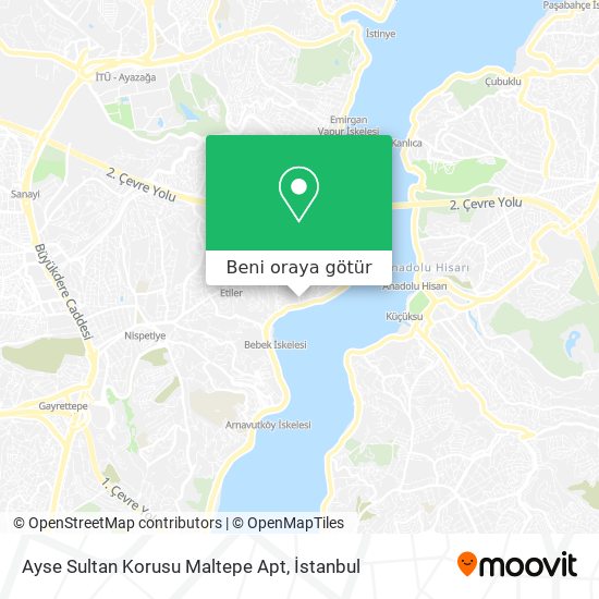 Ayse Sultan Korusu Maltepe Apt harita