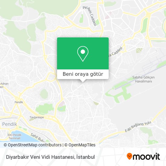 Diyarbakır Veni Vidi Hastanesi harita