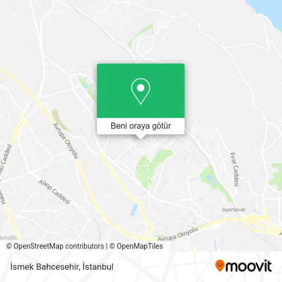 İsmek Bahcesehir harita