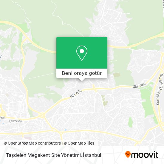 Taşdelen Megakent Site Yönetimi harita