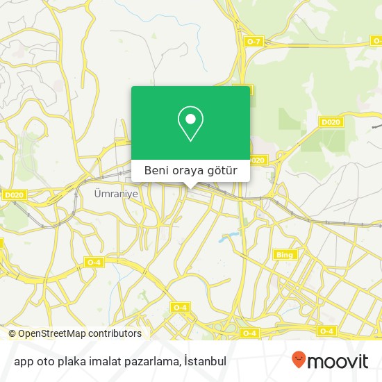 app oto plaka imalat pazarlama harita