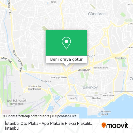 İstanbul Oto Plaka - App Plaka & Pleksi Plakalık harita