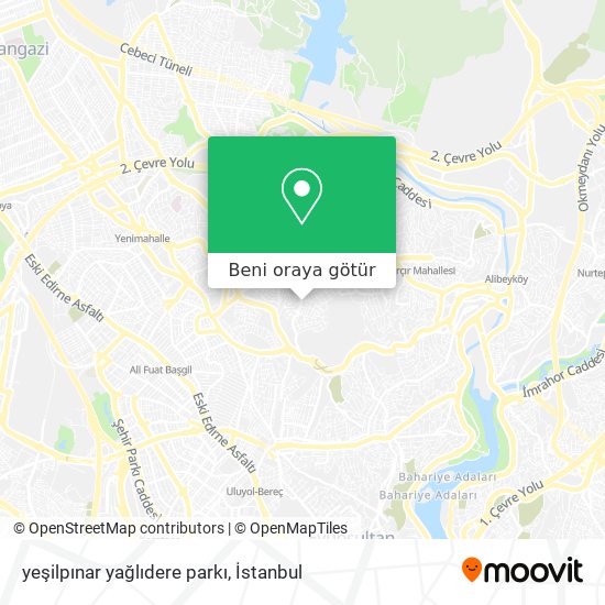 yeşilpınar yağlıdere parkı harita