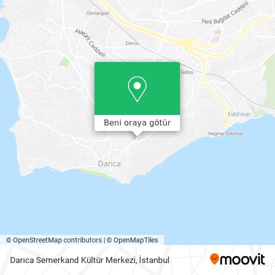 Darıca Semerkand Kültür Merkezi harita