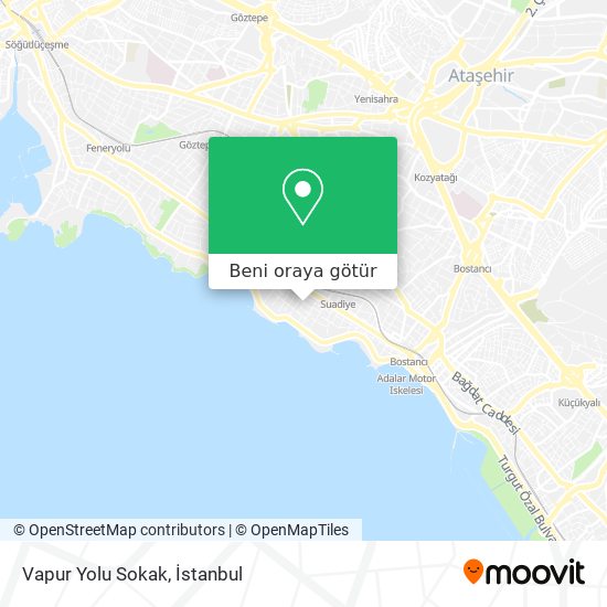 Vapur Yolu Sokak harita