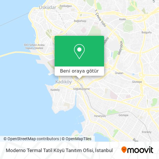 Moderno Termal Tatil Köyü Tanıtım Ofisi harita