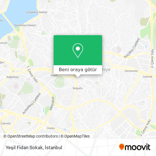 Yeşil Fidan Sokak harita