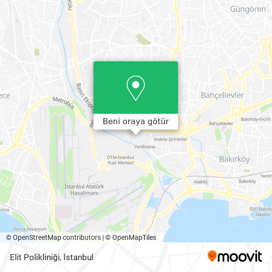 Elit Polikliniği harita