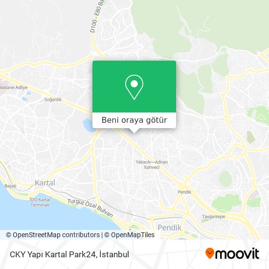 CKY Yapı Kartal Park24 harita