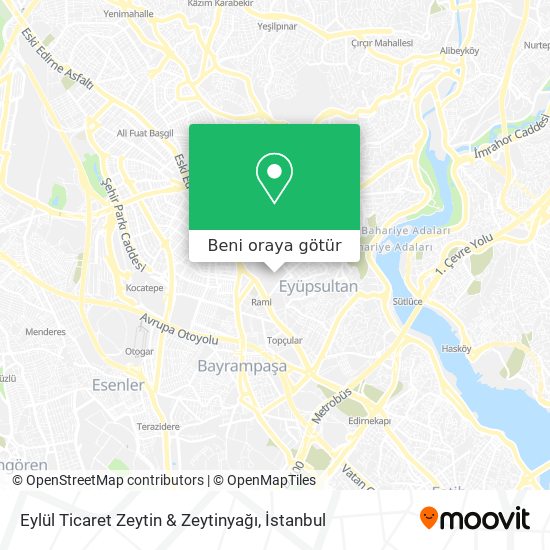 Eylül Ticaret Zeytin & Zeytinyağı harita