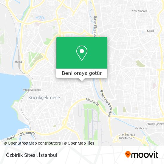 Özbirlik Sitesi harita