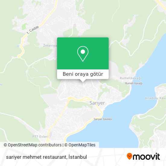 sariyer mehmet restaurant harita