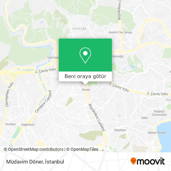 Müdavim Döner harita