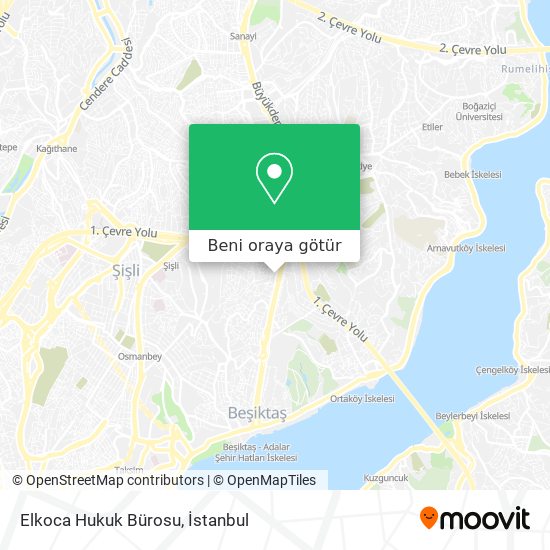 Elkoca Hukuk Bürosu harita