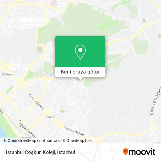 İstanbul Coşkun Koleji harita
