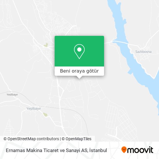Ernamas Makina Ticaret ve Sanayi AS harita