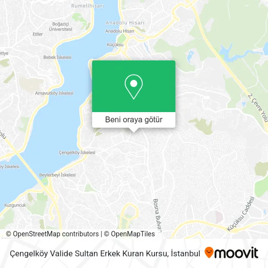 Çengelköy Valide Sultan Erkek Kuran Kursu harita