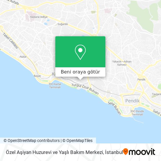 Özel Aşiyan Huzurevi ve Yaşlı Bakım Merkezi harita