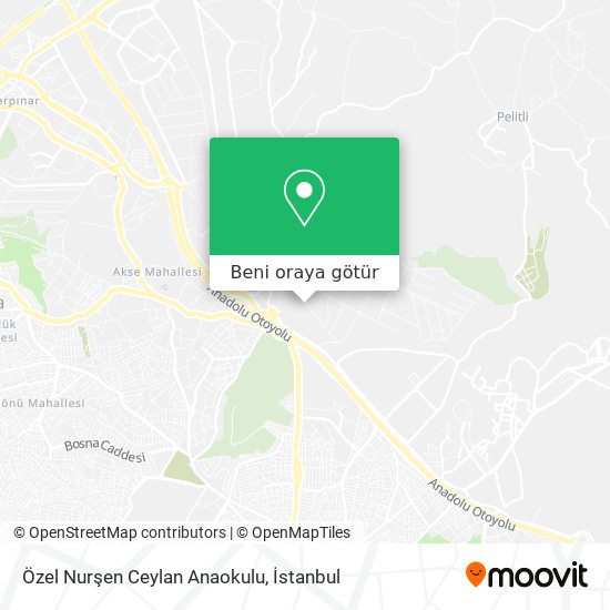 Özel Nurşen Ceylan Anaokulu harita