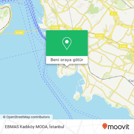 EBMAS Kadıköy MODA harita