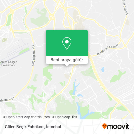 Gülen Beşik Fabrikası harita