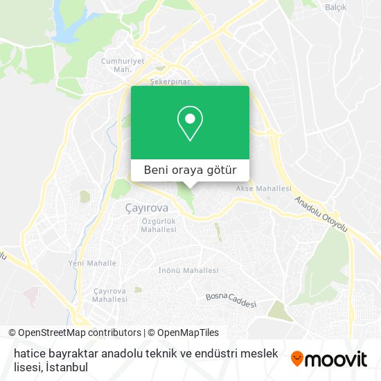 hatice bayraktar anadolu teknik ve endüstri meslek lisesi harita