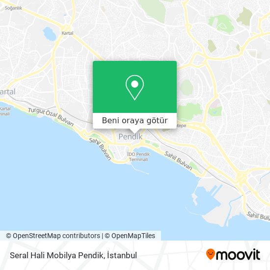 Seral Hali Mobilya Pendik harita