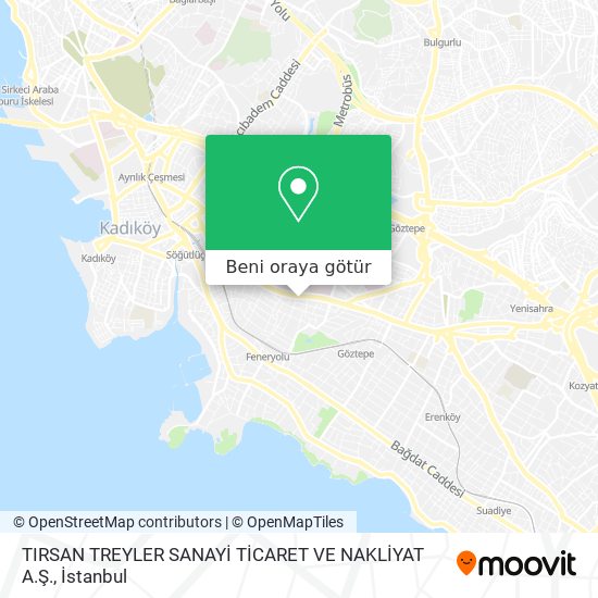 TIRSAN TREYLER SANAYİ TİCARET VE NAKLİYAT A.Ş. harita