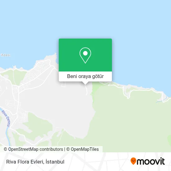Riva Flora Evleri harita