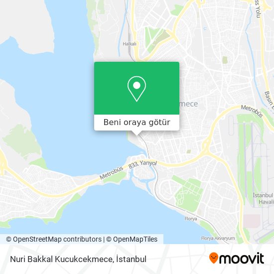 Nuri Bakkal Kucukcekmece harita