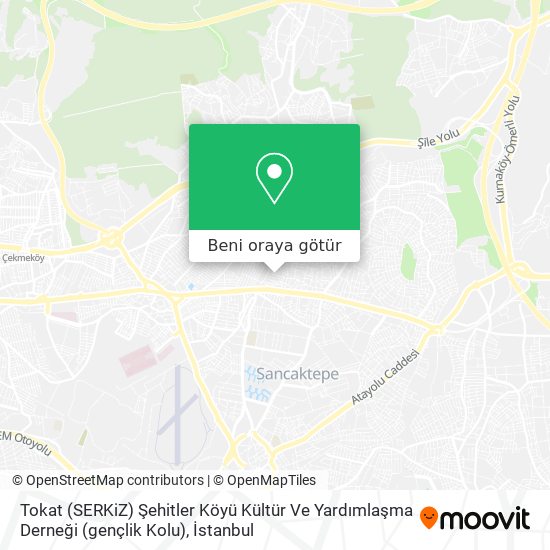 Tokat (SERKiZ) Şehitler Köyü Kültür Ve Yardımlaşma Derneği (gençlik Kolu) harita