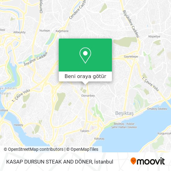 KASAP DURSUN STEAK AND DÖNER harita