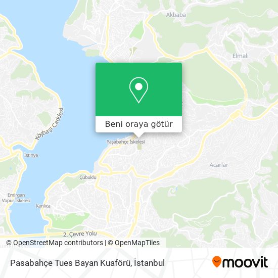 Pasabahçe Tues Bayan Kuaförü harita