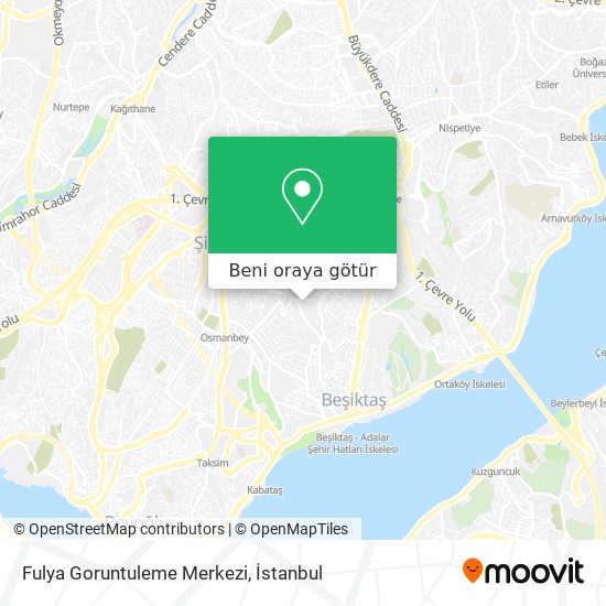 Fulya Goruntuleme Merkezi harita