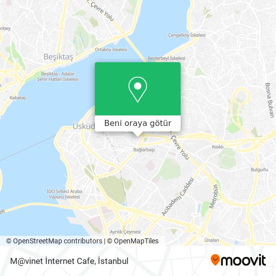 M@vinet İnternet Cafe harita