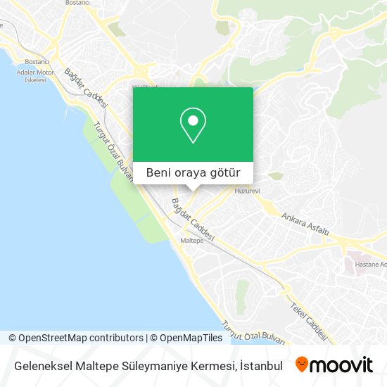 Geleneksel Maltepe Süleymaniye Kermesi harita