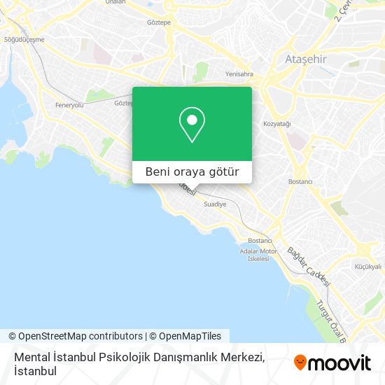 Mental İstanbul Psikolojik Danışmanlık Merkezi harita