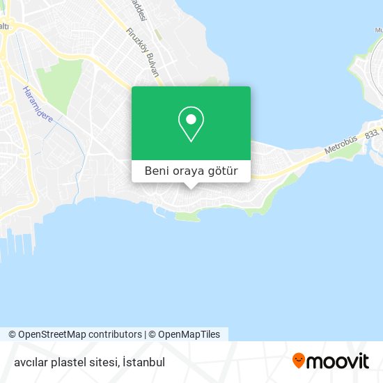 avcılar plastel sitesi harita