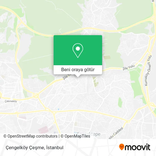 Çengelköy Çeşme harita