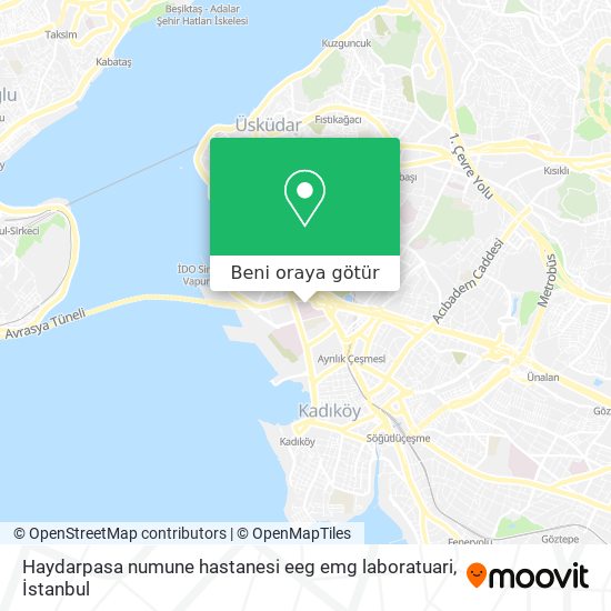 Haydarpasa numune hastanesi eeg emg laboratuari harita